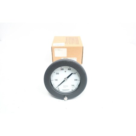 Ashcroft 4-1/2In 1/4In 0-700Kpa Npt Pressure Gauge 45-1377-AS-02B-XNH